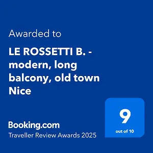 Le Rossetti B. - Modern, Long Balcony, Old Town Nice