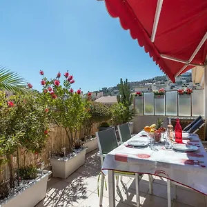 Le Mantega - F2 Moderne,centre Ville, 2 Grandes Terrasses,climatisation, Ascenseur Nice